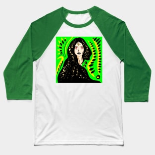 magical witch in trance mandala ecopop Baseball T-Shirt